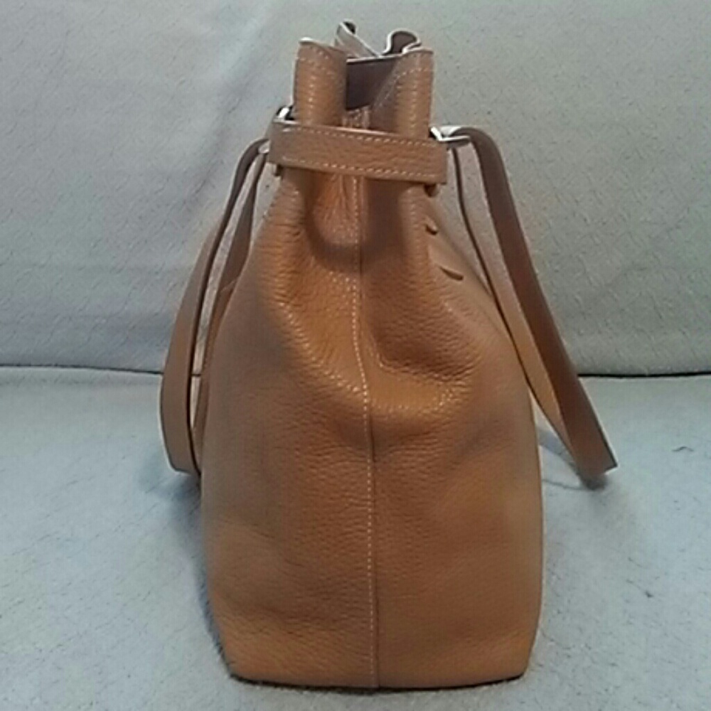 Vintage Authentic Prada Leather Shoulder Tote Double Handle Bag - Picture 4 of 8